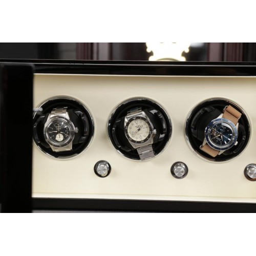 Скринька Salvadore для підзаводу 3 годинників HD130WH 190х370х185 мм Різнокольоровий Скринька Salvadore для підзаводу 3 годинників HD130WH 190х370х185 мм Різнокольоровий