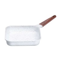 Сковорода-гриль алюмінієва з антипригарним покриттям MGC 2.5 л Білий (HP-4-438W)