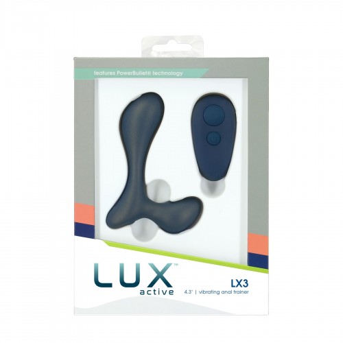 Вібромасажер простати Lux Active LX3 Vibrating Anal Trainer, пульт ДК в інтернет супермаркеті PbayMarket!