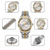 Годинник чоловічий класичний Skmei 9268 Silver-Gold