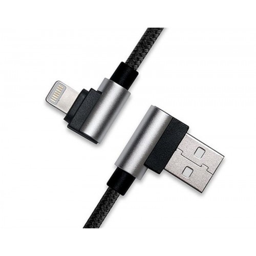 Кабель REAL-EL Premium USB2.0 AM-Lightning 1m Чорний (EL123500034) в інтернет супермаркеті PbayMarket!