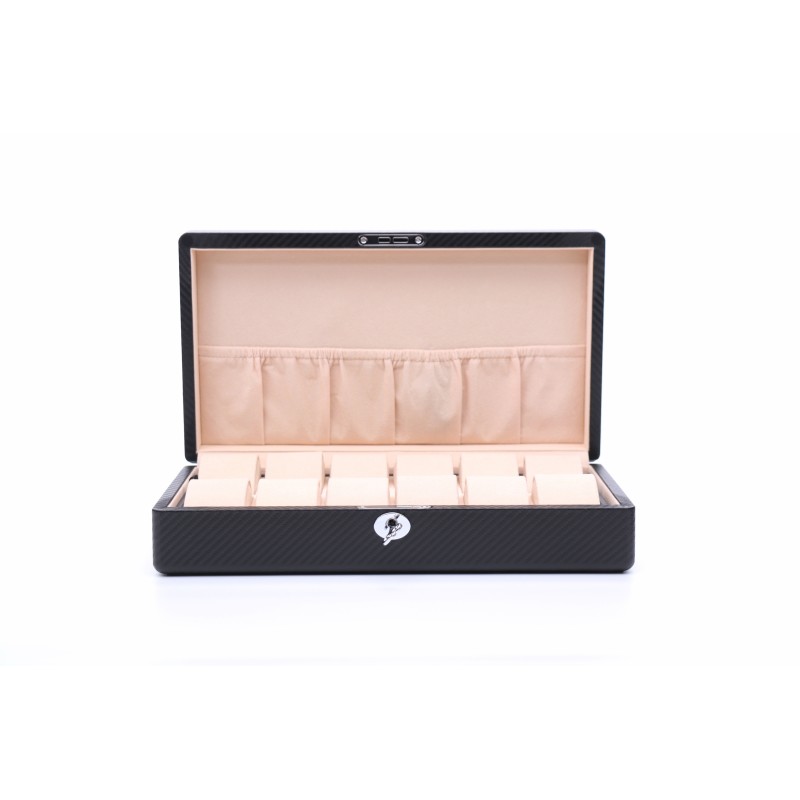 Скринька для зберігання Salvadore годинників Salvadore 12W-BX Чорний (Salvadore 12W-BX)