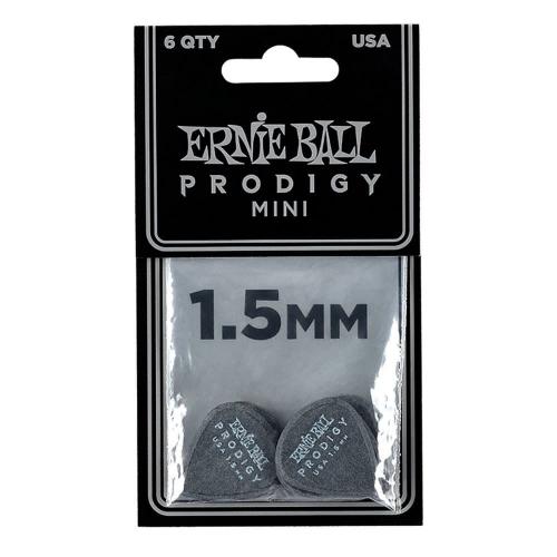 Медіатори Ernie Ball 9200 Black Mini Prodigy Picks 6-Pack 1.5 мм (6 шт.) Медіатори Ernie Ball 9200 Black Mini Prodigy Picks 6-Pack 1.5 мм (6 шт.)