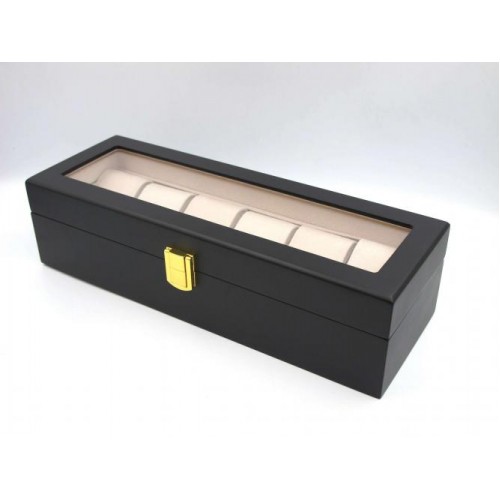 Шкатулка для зберігання годинників Craft 6WB.LID.MAT Чорний Шкатулка для зберігання годинників Craft 6WB.LID.MAT Чорний