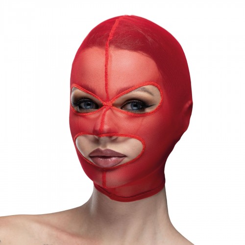 Маска сітка з відкритим ротом та очима Feral Feelings - Mask Red в інтернет супермаркеті PbayMarket!