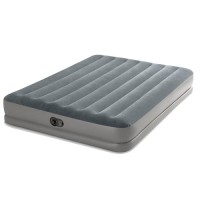 Надувне ліжко Intex 64114, 152 х 203 х 30 см, вбудований електронасос від USB. Двоспальне