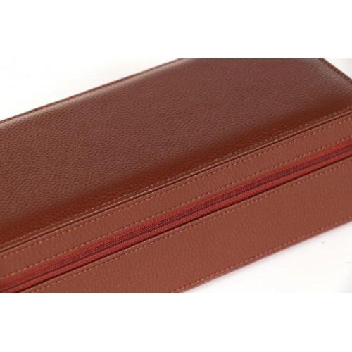 Кейс для годинників Salvadore 4W-FH-DBR-SPU 25х10х8 см Коричнево-сірий Кейс для годинників Salvadore 4W-FH-DBR-SPU 25х10х8 см Коричнево-сірий