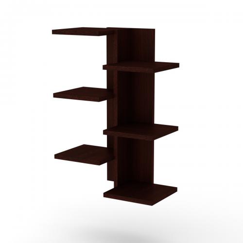 Полиця настінна П 16 Компанит Махонь Полиця настінна П 16 Компанит Махонь