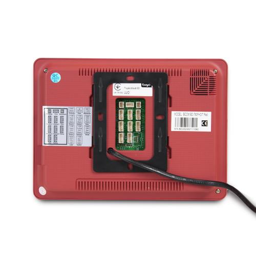 Комплект Wi-Fi відеодомофонa BCOM BD-760FHD/T Red з підтримкою Tuya Smart і BT-400FHD Black Комплект Wi-Fi відеодомофонa BCOM BD-760FHD/T Red з підтримкою Tuya Smart і BT-400FHD Black