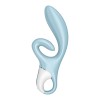 Вібратор-кролик Satisfyer Touch Me Blue, подвійний відросток, 3 потужні мотори в інтернет супермаркеті PbayMarket!