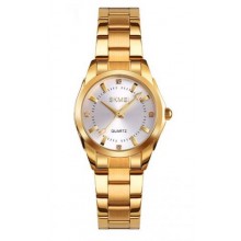 Жіночий годинник Skmei 1620 Gold Steel