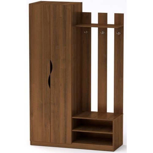 Передпокій Ніна Компанит Горіх екко (120,2 х46, 4х195 см) Передпокій Ніна Компанит Горіх екко (120,2 х46, 4х195 см)