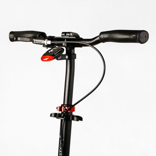 Двоколісний складаний самокат Best Scooter 100 кг Black and red (113219) Двоколісний складаний самокат Best Scooter 100 кг Black and red (113219)