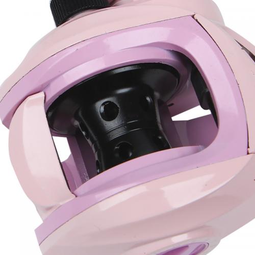 Котушка рибальська мультиплікаторна yumoshi AK 201 Pink-Black Left 6294-85958 Котушка рибальська мультиплікаторна yumoshi AK 201 Pink-Black Left 6294-85958