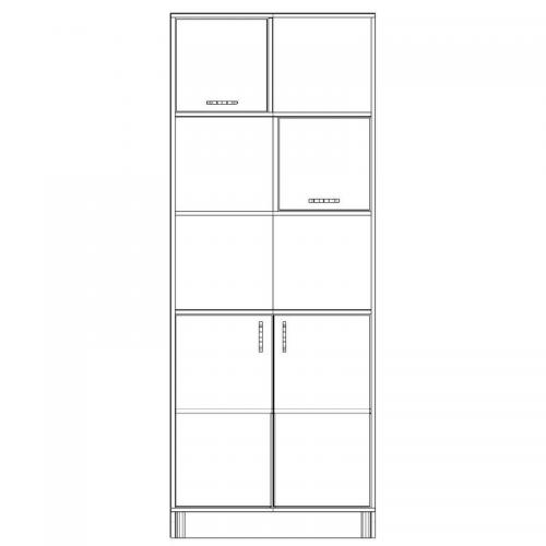 Шафа-Пенал Тиса Мебель ШС-816 Дуб сонома 205x35x80 см Шафа-Пенал Тиса Мебель ШС-816 Дуб сонома 205x35x80 см