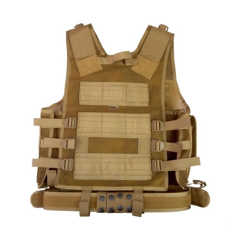 Жилет розвантажувальний Kombat UK Cross Draw Tactical Vest One Size Койот (1635163358)