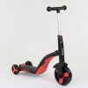Самокат дитячий 3в1 Best Scooter з PU колесами (світло+музика) - Red (80454)