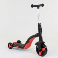 Самокат дитячий 3в1 Best Scooter з PU колесами (світло+музика) - Red (80454)
