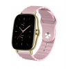 Ремінець BeWatch для Amazfit BIP | Bip Lite | Bip U/Pro/Mini | GTS | GTS 2(E) | GTR 42mm силіконовий 20мм Wave Світло-рожевий (1010705)