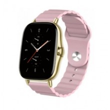 Ремінець BeWatch для Amazfit BIP | Bip Lite | Bip U/Pro/Mini | GTS | GTS 2(E) | GTR 42mm силіконовий 20мм Wave Світло-рожевий (1010705)