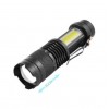 Ліхтар ручний Police 525/8468-XPE+COB, Li-Ion акум., zoom, ЗУ microUSB, Box