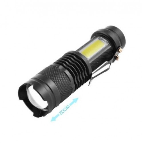 Ліхтар ручний Police 525/8468-XPE+COB, Li-Ion акум., zoom, ЗУ microUSB, Box