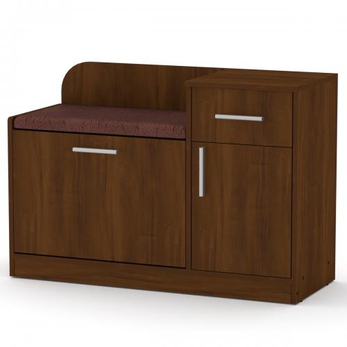 Тумба для взуття Компаніт ТО-4 Горіх екко (98х38х66 см) Тумба для взуття Компаніт ТО-4 Горіх екко (98х38х66 см)