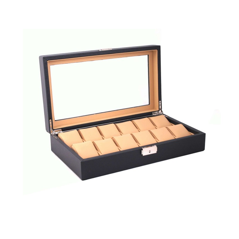 Шкатулка для зберігання годинників Craft 12PU.FIB.BR Чорний