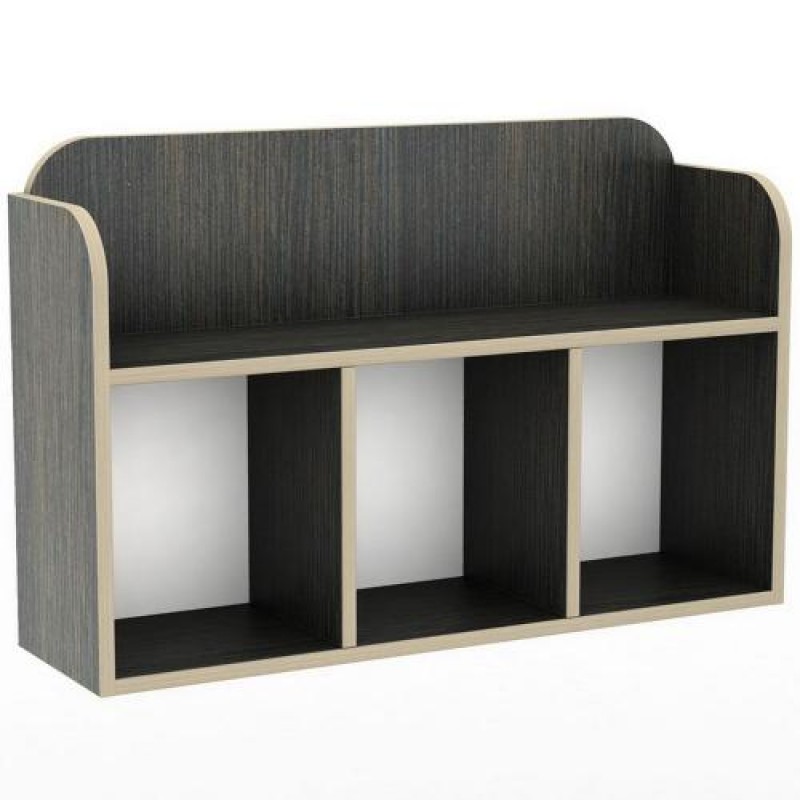 Полиця навісна Тиса Мебель ПУ-2 Венге 515x220x800 мм