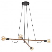 Люстра TK Lighting Helix Коричневий Чорний (TK4949)