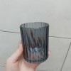 Набір аксесуарів для ванної кімнати із тонованого скла Flora ARI GREY 3 предмета S&T 888-159
