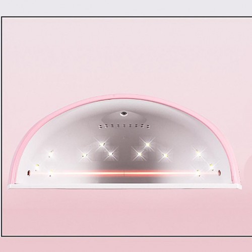 Лампа для сушіння нігтів манікюру та педикюру Beauty Nail Led Lamp 258FD компактна з UV світлом на 36w