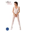 Бодістокінг Passion BS046 white, комбінезон з імітацією панчох в інтернет супермаркеті PbayMarket!