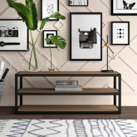 Консоль для дому в стилі Loft NS-377 680x1300x350 мм Черный Консоль для дому в стилі Loft NS-377 680x1300x350 мм Черный