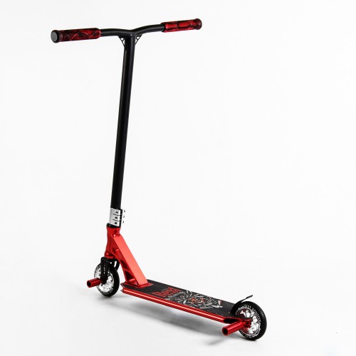 Самокат трюковий Best Scooter Spider HIC-система пеги алюмінієвий диск та дека колеса PU 100 кг Red (107490)