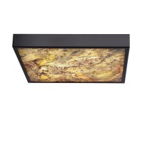 Стельовий світильник Candellux Luxan 39x39x5 см Чорний (10-17079)