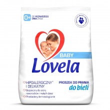 Гіпоалергенний пральний порошок Lovela Baby 0+ для білого дитячого одягу та білизни 1,3 кг