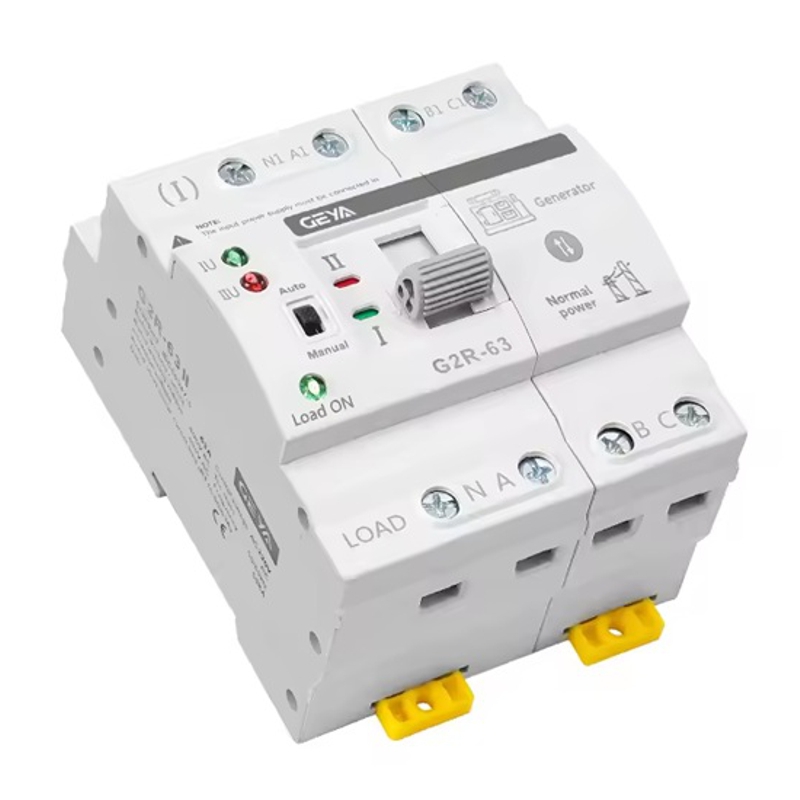 Автомат введення резерву з автоматичним перемиканням на 3 фази Geya G2R-63, 4 полюси, 63 Ампера, DIN