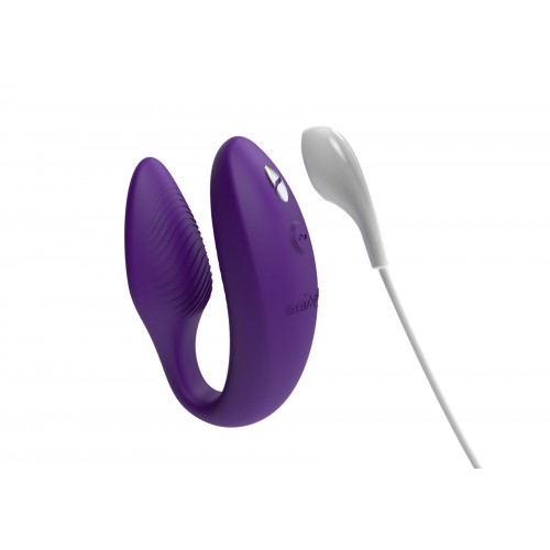 Смарт-вібратор для пар We-Vibe Sync 2 Purple, 10 віброрежимів, пульт ДК в інтернет супермаркеті PbayMarket!