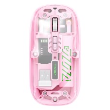 Миша T-Wolf X11 2.4G Bluetooth Pink (hub_uedmrt)