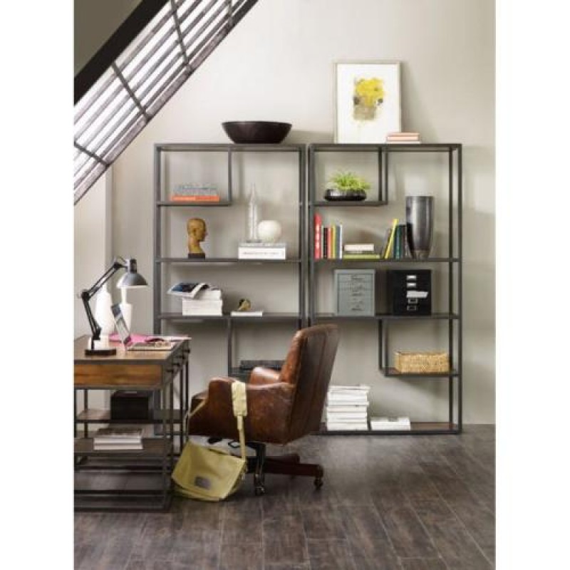 Стелаж для зберігання в стилі Loft NS-1664 1530x800x220 мм Черный