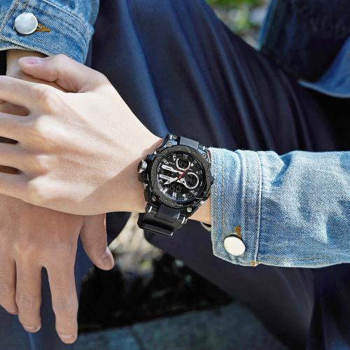 Тактичний наручний годинник Smael 8029 Black (16685-hbr) Тактичний наручний годинник Smael 8029 Black (16685-hbr)