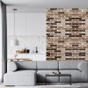 Самоклеюча 3D панель Sticker Wall під графітову цеглу катеринослав 700х770х3мм