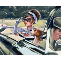 Картина за номерами Brushme У кабріолеті 40х50 см (GX29726) Картина за номерами Brushme У кабріолеті 40х50 см (GX29726)
