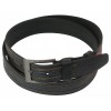 Шкіряний ремінь Skipper 110-130 x 3.8 см Чорний (1014-38)