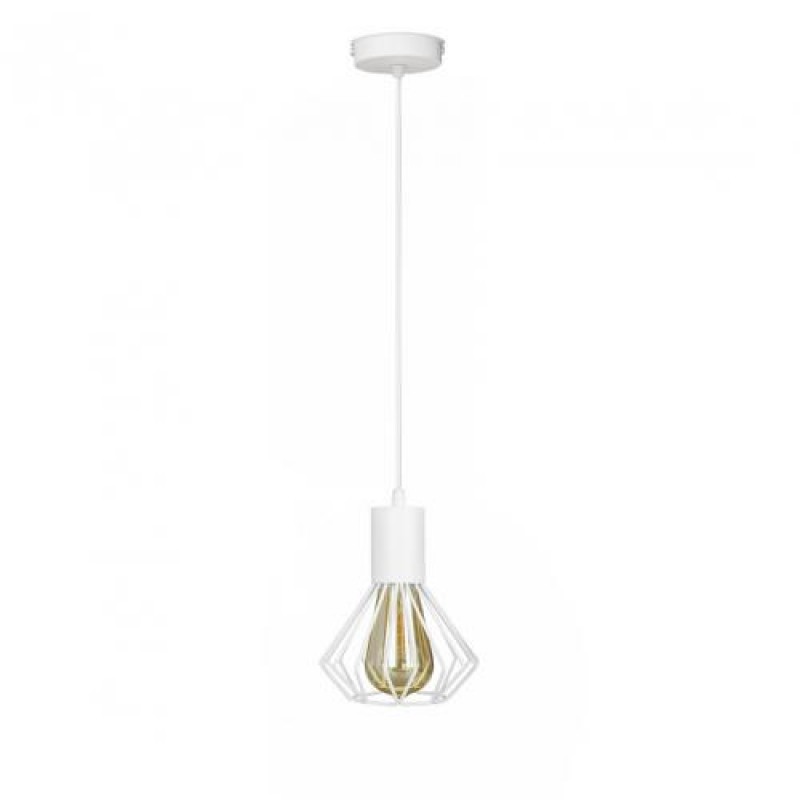 Світильник лофт MSK Electric Diadem підвісний білий NL 2215 WH