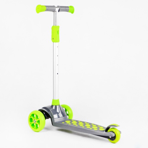 Самокат триколісне світло деки та коліс знімне кермо Best Scooter MAXI 60 кг Green and grey (114441) Самокат триколісне світло деки та коліс знімне кермо Best Scooter MAXI 60 кг Green and grey (114441)