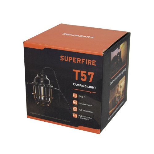 Кемпінговий ліхтар Superfire T57 3.2 Вт Кемпінговий ліхтар Superfire T57 3.2 Вт
