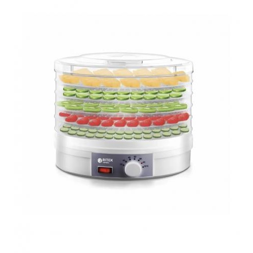 Сушарка електрична 5 ярусів для продуктів Bitek BT-6705/6800 (1200W) Сушарка електрична 5 ярусів для продуктів Bitek BT-6705/6800 (1200W)