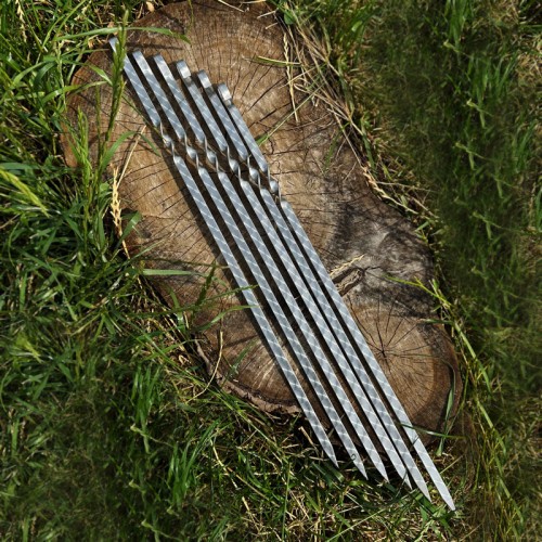 Шампури з ручкою і кільцем Gorillas BBQ SKK81 45 см 4 шт (5463) Шампури з ручкою і кільцем Gorillas BBQ SKK81 45 см 4 шт (5463)